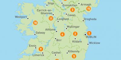 אירלנד במפה